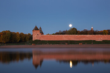 Novgorod Kremlin at dawn