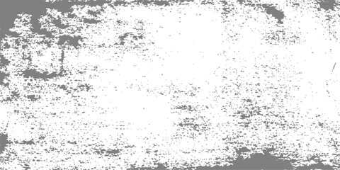 A vintage grey wall texture featuring a grungy black ink paint effect and a rough paper frame design for an old retro vector illustration