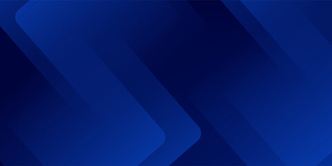 Obraz premium Abstract dark blue geometric background. Dynamic shapes composition. Cool background design for posters. Vector illustration