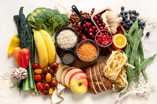Selection of fiber-rich sources.
