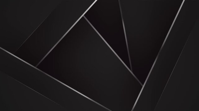 dark angular geometric pattern with sharp edges and sleek metallic accents in modern design
