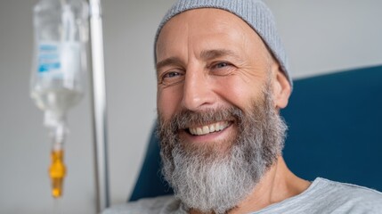 Patient comfortably adjusting their secured IV access port highlighting convenience and ease of access for routine healthcare management.