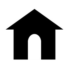 home icon simple with window. element of application and web design illustrattion

