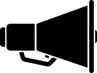 A 3d vector illustration of a megaphone icon isolated on white background for loud announcement speech and public communication message using an audio loudspeaker bullhorn to get attention