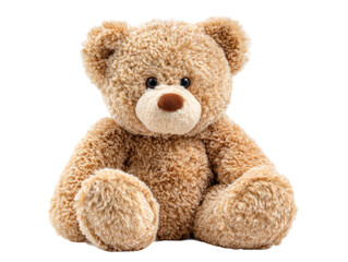 Obraz premium A cute and cuddly teddy bear with soft, fluffy fur, perfect for a child's best friend Isolated Transparent Background, PNG