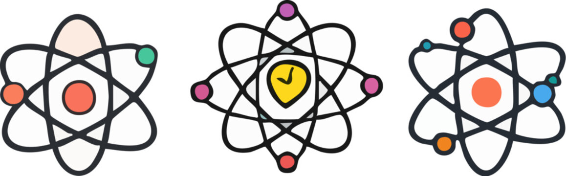 Atomic Structure Diagrams.