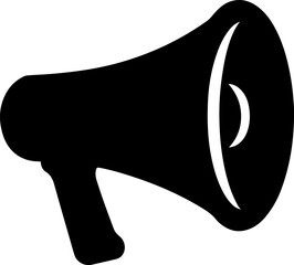 A 3d vector illustration of a megaphone icon isolated on white background for loud announcement speech and public communication message using an audio loudspeaker bullhorn to get attention