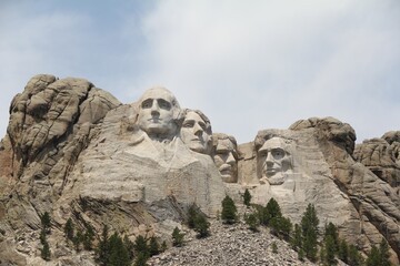 mount rushmore monument wide landscape