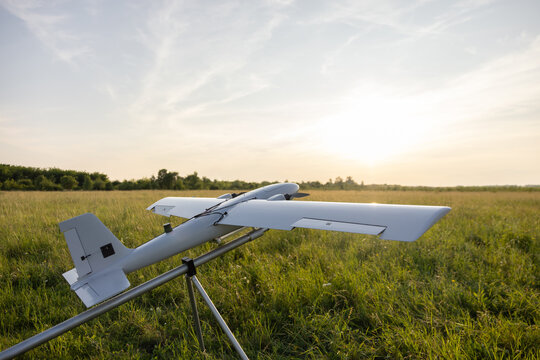 Military Reconnaissance Drone Ready for Launch