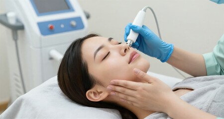 Obraz premium Beauty equipment facial treatment