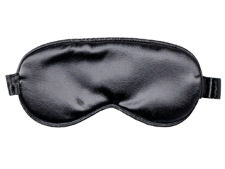 Black eye mask for sleep and relaxation Isolated Transparent Background, PNG