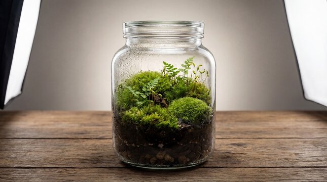 Moss Terrarium Still Life