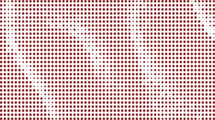 Red halftone circle pattern over transparent backdrop suitable for energetic vector graphic themes