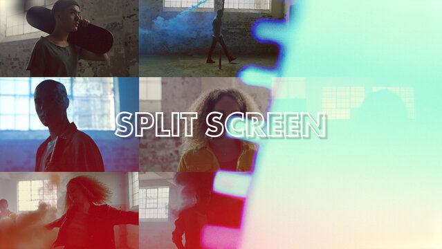 Film Effect Split Screen Slideshow