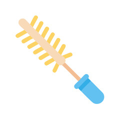 Mascara wand icon illustration for beauty and cosmetic themed design projects