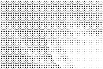 Symmetrical star pattern with halftone transition effect for contemporary vector background layout