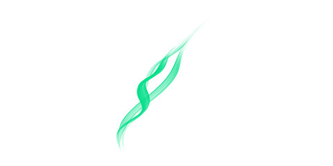 Vibrant green abstract smoke art background flowing light trails Digital energy wave design modern luminous texture © PNG