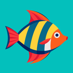 Colorful tropical fish