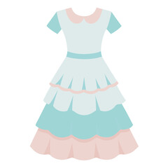 Pastel tiered dress