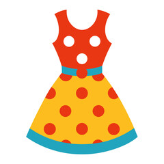 Vintage polka dot dress