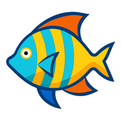 Colorful tropical fish