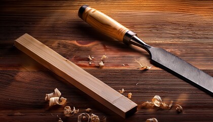 woodworking chisel with light handle