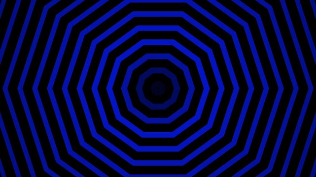 Futuristic blue radar display with concentrated octagons is perfect for technology concepts, scifi backgrounds, and digital designs. Visually striking.