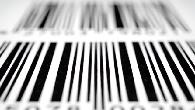 Abstract barcode representation product identification technology data encoding