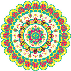 Floral Mandala Design