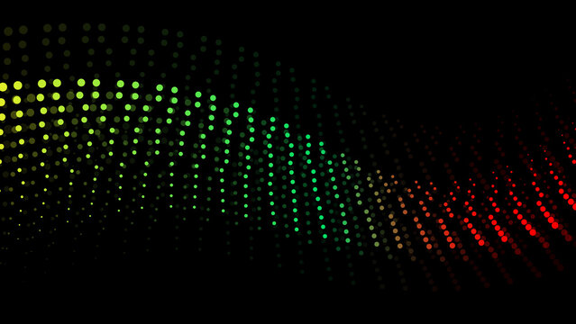 super minimalist small ball round red and green cool wave mesh blending line pattern design 4k wallpaper background images