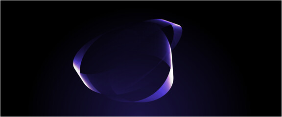 neon futuristic 3d sphere of blue purple glowing digital waves particles future technology concept engineeringabstract background with glowing lights