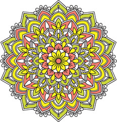 Floral Mandala Design