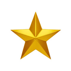 Obraz premium Golden star symbol