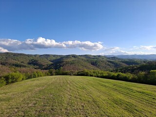 Fototapeta premium landscape in the mountains