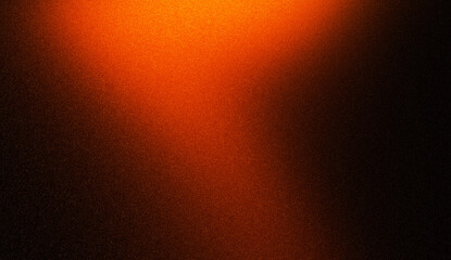 Orange Gradient Light from Top on Black Noise Background Texture © Mohammad