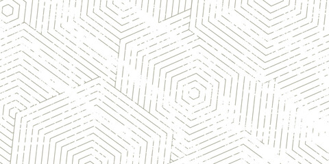 Geometric lines seamless pattern. Golden vector texture with thin diagonal stripes, lines, chevron, zigzag. Abstract gold and white graphic background. Luxury linear ornament. vector