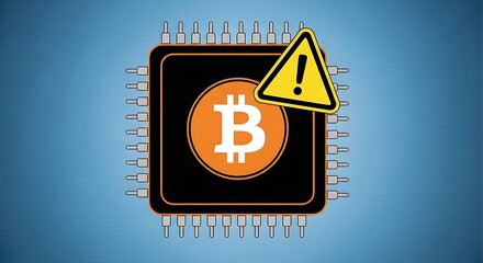 Bitcoin security risk, cryptocurrency warning, digital currency vulnerability, blockchain threat