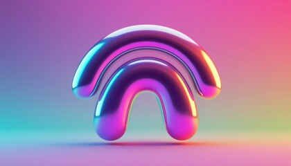 Glossy wireless network symbol