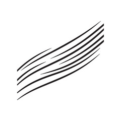 Fototapeta premium Abstract Flowing Parallel Line Pattern