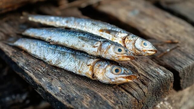 nipisaq dried capelin fish greenland video