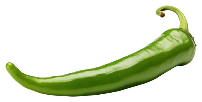 PNG Green chilli vegetable plant food.