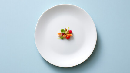 Poverty Inflation and Economic Crisis poverty inflation economic crisis small food portion on plate concept