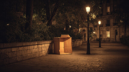 Poverty Inflation and Economic Crisis Homelessness and poverty worsen as inflation and economic crisis leave many without shelter on dark streets