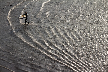 surfer in action in the UK