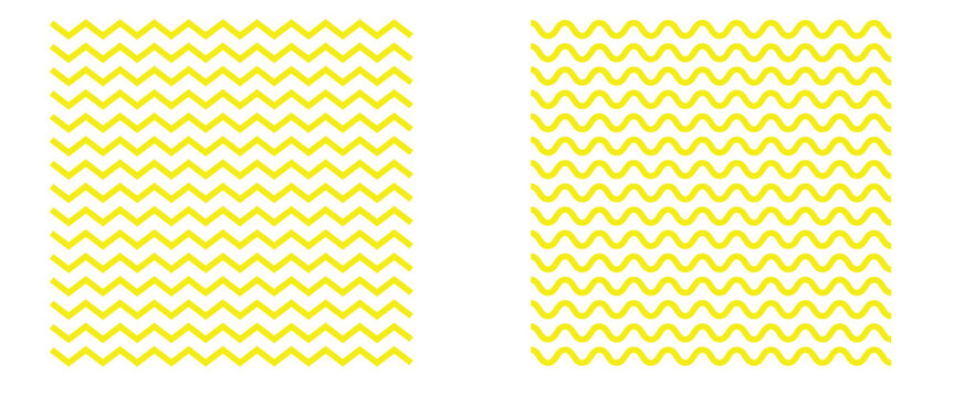 Vector yellow Zigzag  Lines pattern background for roads indicate restricted areas where parking and graphic design.