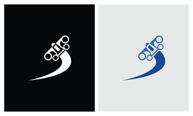 vector stock rocket logo image.