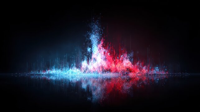 abstract fire background loop