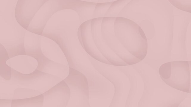 Abstract animated background in bisque tones with rosy brown and misty rose liquid textures flowing smoothly. Soft organic motion and seamless blending create a calm and elegant visual.