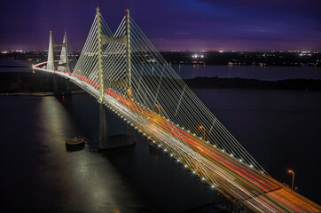 Obraz premium Dames point bridge, Jacksonville, Florida