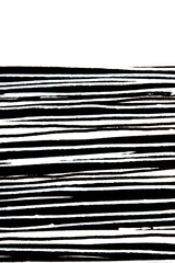 Thick Ink Pen Paint Black Lines on White Background Zebra Skin Barcode Shapes